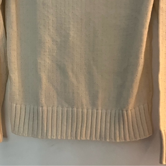 Vintage Louis Feraud Floral Appliqué Sweater - Picture 5 of 10